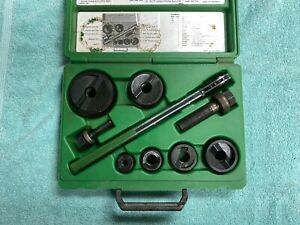 (LotA2) Greenlee 7238SB Slug Buster Knockout Punch Set Complete 1/2&#034; - 2&#034;