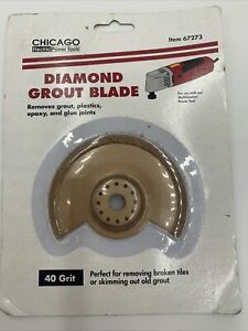 NEW! DIAMOND GROUT BLADE CHICAGO ELECTRIC Power Tools #67273
