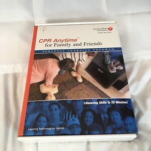 CPR Anytime for Family and Friends Personal Learning Program Kit, New/ Open Box