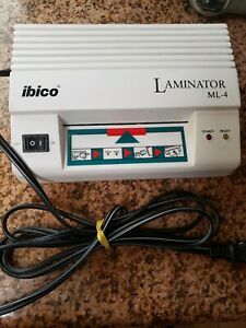 Ibico Laminator ML-4 Machine 1 Heat Setting 4” Home Office Laminator
