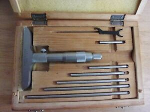 0-6&#039;&#039; Depth Micrometer 4&#034; BASE Toolmaker Milling Machinist Gauge