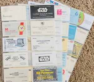 100 BUSINESS CARD COLLECTION: STAR WARS DEALERS, BUSINESS &amp; PROFESSIONAL AS WELL