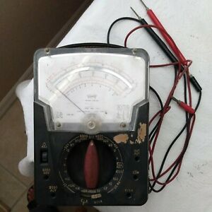 Triplett Multimeter Model 630-NA TYPE? WORKS NEEDS BATTERY UPGRADE