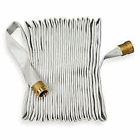 Moonflex Fire Hose Rack &amp; Reel - 500 PSI - 1-1/2 In. X 50 Ft - Brass Coupling