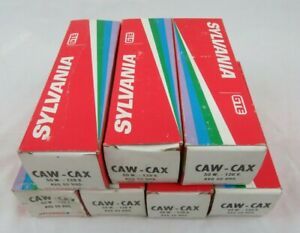 Lot of 7 Sylvania Projector Lamp CAW-CAX 50W 120V NOS