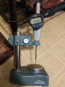 Mitutoyo Absolute C150EXB Digimatic Indicator w/ Right Angle Heavy Duty Stand