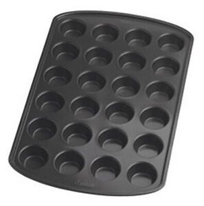 Wilton 2105-6819 Perfect Results Heavy Weight Non-Stick Mini Muffin Pan - 24 Cup