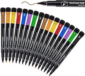 Magnetic Dry Erase Markers Fine Tip Pen 16-Pack Whiteboard Marker Erase School