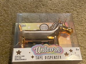 Unicorn Tape Dispenser Magical Rose Gold Edition Home Office Rainbow Metallic