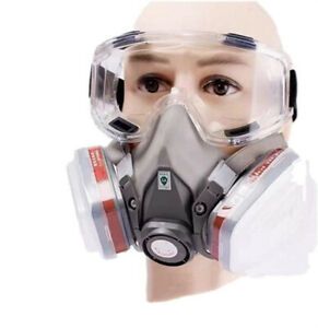 Gas Mask Respirator Safety Reusable+anti-scratch Anti-fog Glasses+ Cartridge