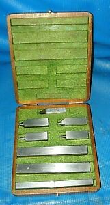 VINTAGE DOALL RECTANGULAR GAGE BLOCK ACCESSORIES SET w/ original box  EXCELLENT