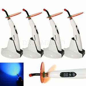 1-4X Dental Wireless LED Curing Light Lamp Cure Unit 1500mw 5W LED.B