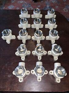 16 x KBI Tan Elbow Drop Ear 1/2&#034; DE-0500-S 90 Degree 61327 Brass CPVC Lot Of 16