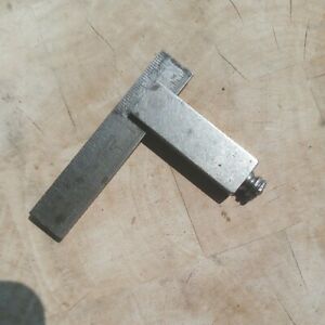2 1/2” RARE Pre Number STARRETT DIE MAKERS SQUARE 1879 1880 PATENT DOUBLE SQUARE