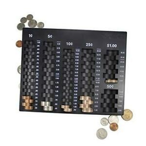 Coin Sorting Tray – Bank Teller Change Counter Coin Counting and Sorting Tray