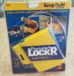 SENTRY ~Portable 4 Number Combination Lock&#039;r Cable Locker - Lock It &amp; Go~ NEW