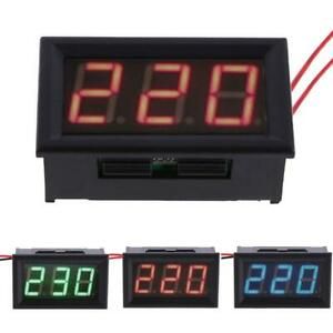 YB27A LED AC 60-500V 60-300V Digital Voltmeter Home Use Voltage Display +2 Wir