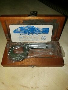 NEW OLD Vintage Mitutoyo Micrometer 0-1&#034; .0001 5210-540-2973 103-260