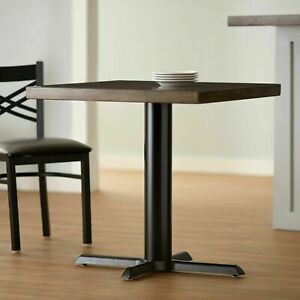22&#034;x30&#034; Restaurant Indoor Table Base 4 1/2&#034; Column Standard Height Cast Iron