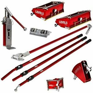 Drywall Finishing Set - LEVEL5 | Pro-Grade | 10/12&#034; Flat Boxes, Corner Roller, 3