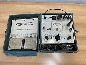 Vintage SECO Model 78 Tube Tester FOR PARTS ONLY
