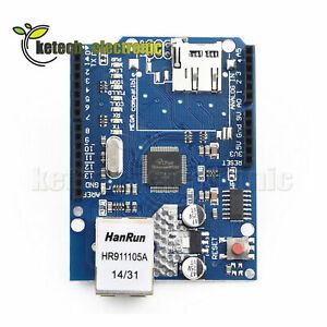 Ethernet Shield W5100 For Arduino Main 2009 UNO ATMega 328 1280 MEGA2560 L2KE