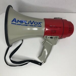 AMPLIVOX SOUND SYSTEMS S601 Megaphone Bullhorn 20 Watt- *Untested* *As/Is*