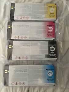  Roland ECO-UV  Cyan, Magenta, Black and Yellow Ver.2 Ink 220ml OEM inks