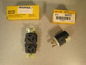 Hubbell HBL4700 and HBL4720C receptacle and plug