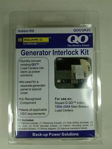 Square D QOCGK2C QOCGK2 Generator Interlock Kit For QO Panels NEW Ships FREE