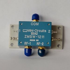 Mini-Circuits  ZMSW-1211 SPDT PIN Diode Coaxial RF Switch 10-2500 MHz SMA