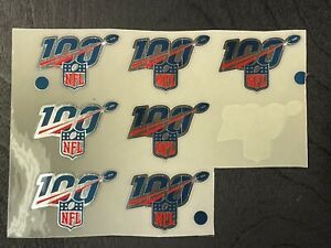 100 Year NFL Anniversary Football Helmet Decal