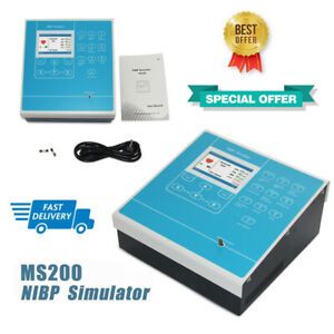 MS200 NIBP Simulator Pulse Rate Blood Pressure Simulation BP Monitor Calibration