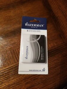Waterman Ink Refill Cartridge Black  NIB