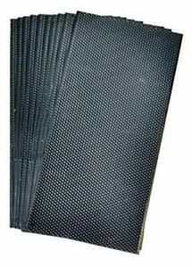 Acorn Bee 9&#034; Foundation BEE&#039;S Waxed Coated Black Plastic DEEP 10 Sheets
