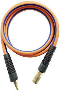 SANFU Hybrid PVC/Rubber Lead-in Air Hose 3/8”ID x 6ft 300PSI Durable Lightwei...