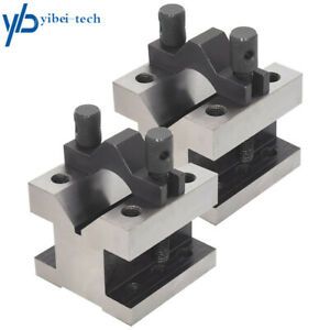 1 Set Multi-use Gauge Gage Machinist Tool 2-3/8 x 2-3/8 x 2 Inch V Block &amp; Clamp