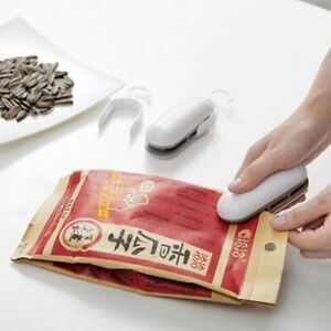 2in1 Portable Mini Plastic Heat Sealer Sealing Machine Impulse Handheld Poly Bag