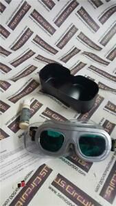 UVEX NEWPORT LASER VISION GREEN GOGGLES MEETS ANSI Z136.1 35% VLT