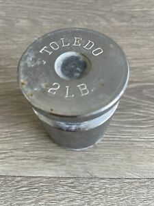VINTAGE Mettler Toledo 2 Pound  Precision Test / CALIBRATION Weight FOR SCALE