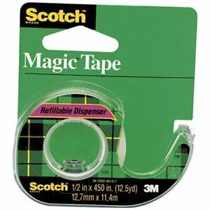 3M 104 1/2&#034; x 450&#034; Scotch Magic Tape