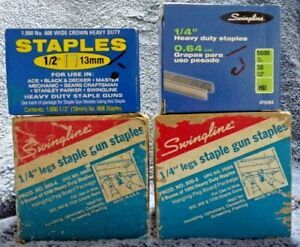 16,000- 1/4&#034; &amp; 1/2&#034; Staples Swingline Staple Gun