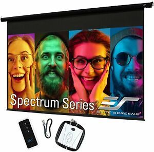 Elite Screens 84&#034; Spectrum Electric Motorized Projector Screen Multi Aspect