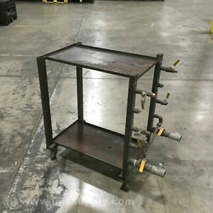 Plumbed Rolling Shop Cart USIP