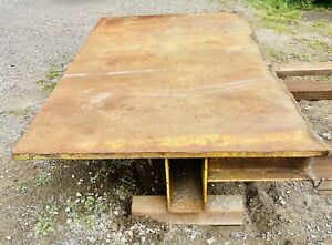 Solid Steel Welding Table 96”x56x1-1/2” Thick