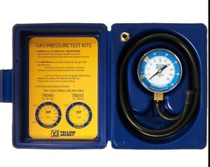 Yellow Jacket Gas Pressure Test Kit 78055 *New*