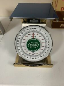 Yamato SM-28PK Accu-Weigh 2 Lb. Dial Portion Baker Scale 32oz X 1/8oz