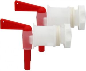 2 PACK Plastic Bottling Bucket Spigot tap faucet for Homebrew Wine Making...