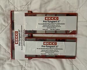 3 X EDCO Pro-Tungsert II 8-Sided Carbide Strip-Serts 12500-6 (6-Pack X 3)