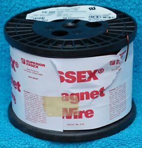 ESSEX 16AWG Magnet Wire; 10 Pounds, 1250 feet, 200 degree C, 16 Gauge